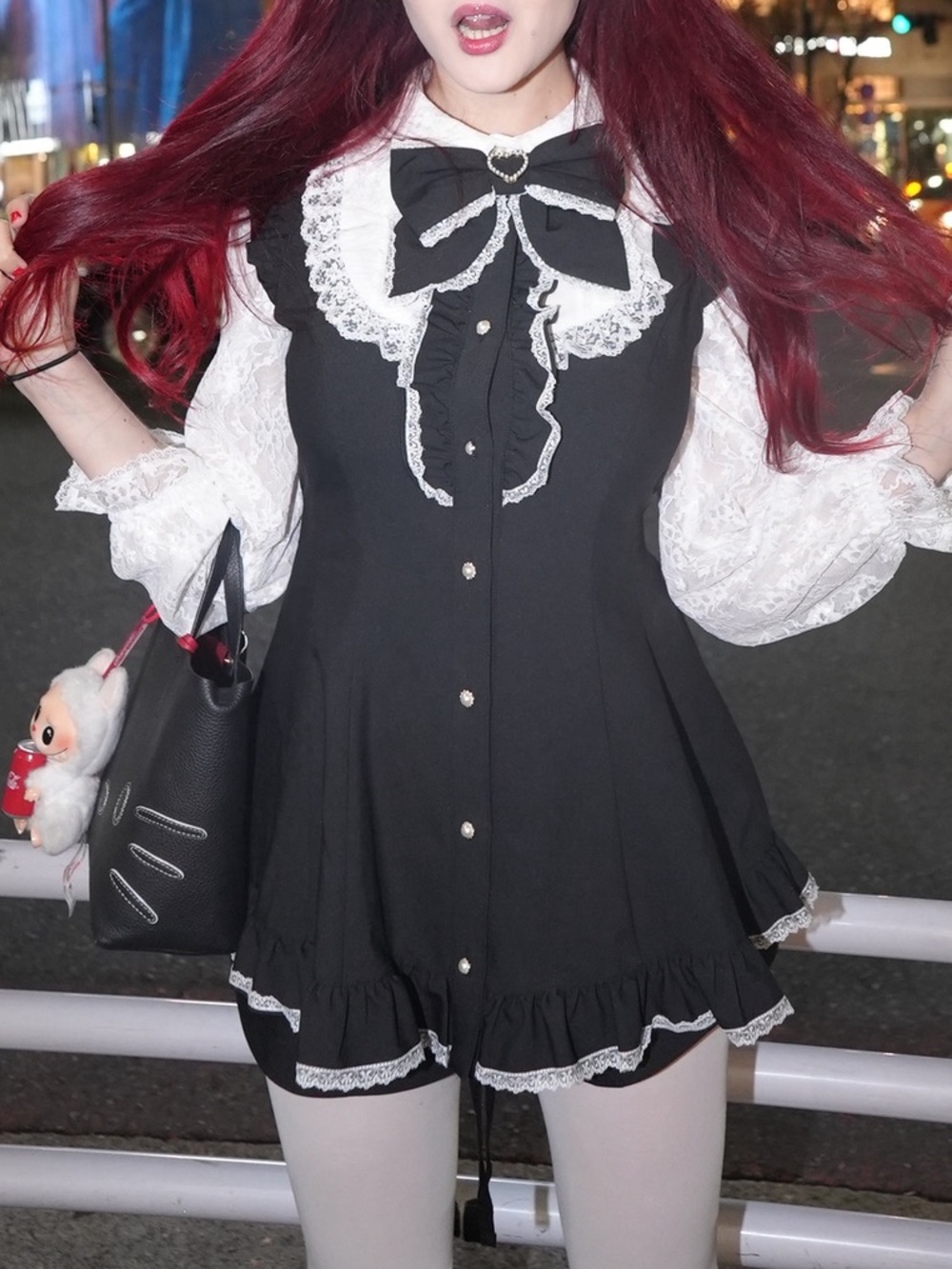 Black Lolita Dress and Shorts from Secret Honey